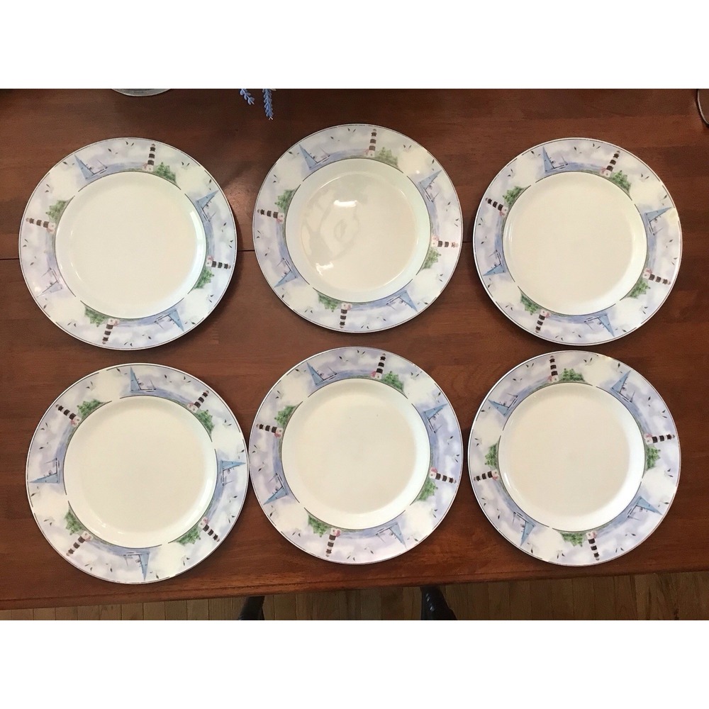 Thomson Lighthouse Dinner Plates Set Of 6